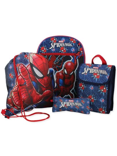 marvel-spider-man-boys-16-inch-backpack-5-piece-school-set-spcf544yt-size-one-size-red-1
