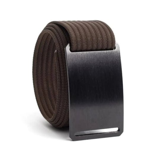 grip6-narrow-black-buckle-belt-w-dark-brown-strap-38-mens-1