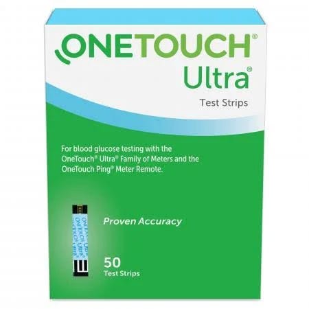 OneTouch Ultra Test Strips - Blue, 50-Pack | Image