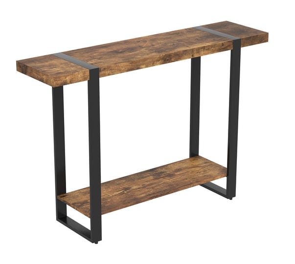 safdie-co-81167-z-07-console-table-47l-brown-reclaimed-wood-1-shelf-black-metal-1