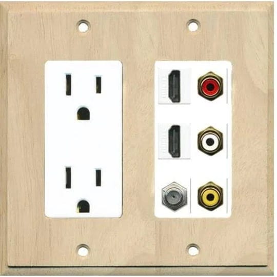 riteav-2-x-15-amp-125v-power-outlet-3-x-rca-2-x-hdmi-and-1-x-coax-cable-tv-port-wall-plate-wood-whit-1