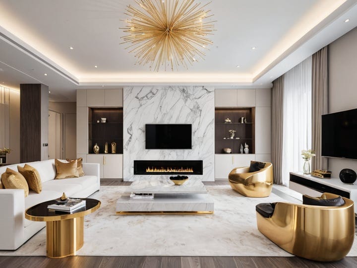 Fireplace-Gold-Tv-Stands-Entertainment-Centers-5