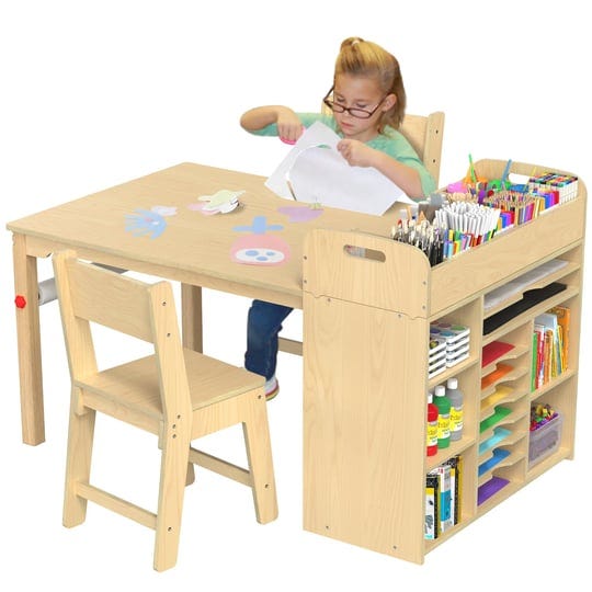 gdlf-kids-art-table-and-chairs-set-craft-table-with-large-storage-desk-and-portable-art-supply-organ-1