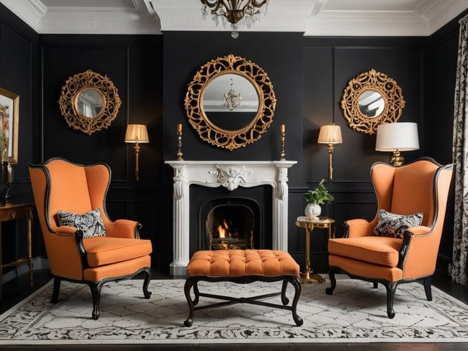 Orange-Wingback-Accent-Chairs-1