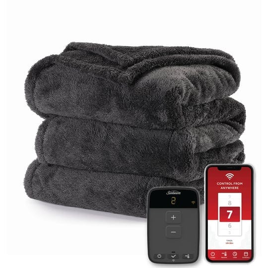 sunbeam-connected-wifi-heated-electric-blanket-lofttec-slate-grey-twin-1