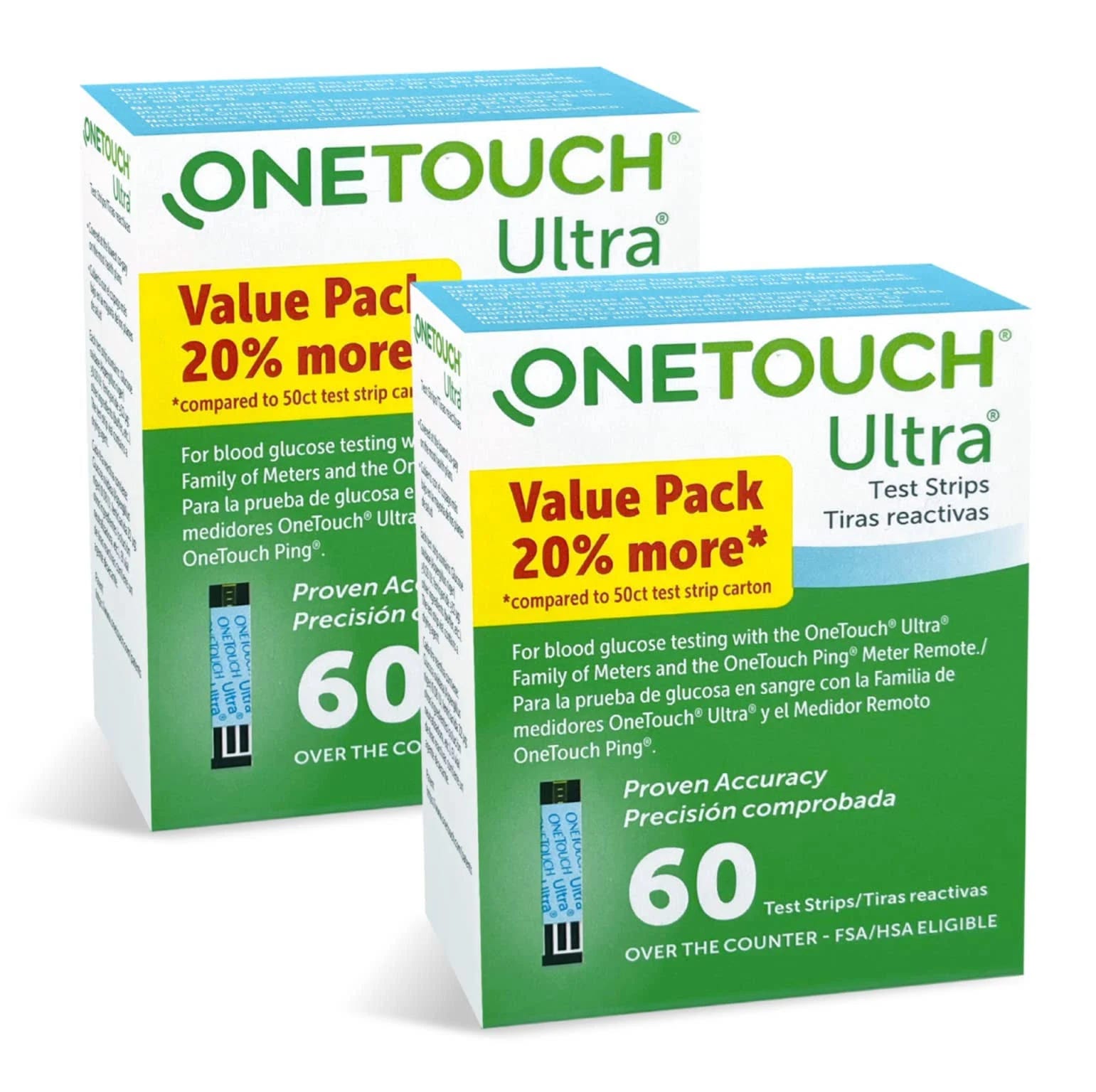 OneTouch Ultra 120 Count Test Strips for Blood Sugar Monitoring - Diabetic Test Strips | Image