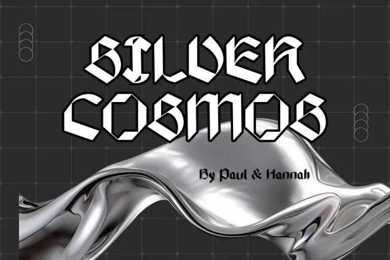 Silver Cosmos Font 1