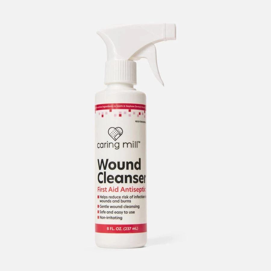 Caring Mill Antibacterial Wound Wash - HSA-Eligible, 8 oz | Image