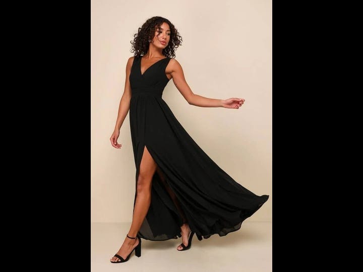 black-surplice-maxi-dress-womens-xx-small-available-in-xs-s-m-100-polyester-lulus-exclusive-black-dr-1