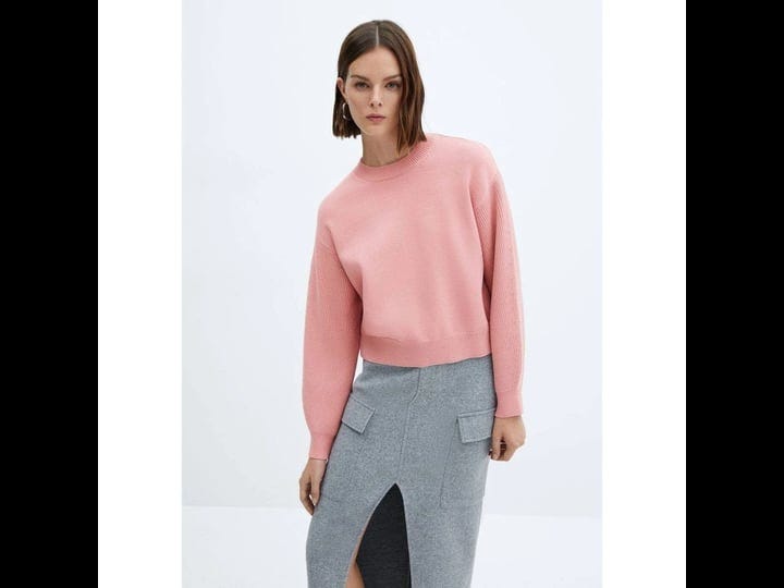 mango-round-neck-knitted-sweater-pink-xs-women-1