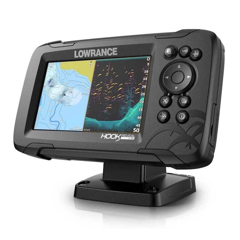 Lowrance Hook Reveal 5 GPS Fish Finder with Improved Deep Water Performance | Image