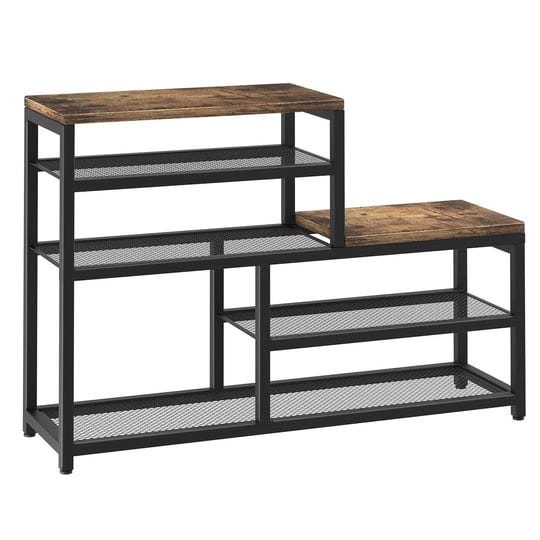 shoe-rack-bench-shoe-storage-organizer-with-seat-5-tier-industrial-fr-1