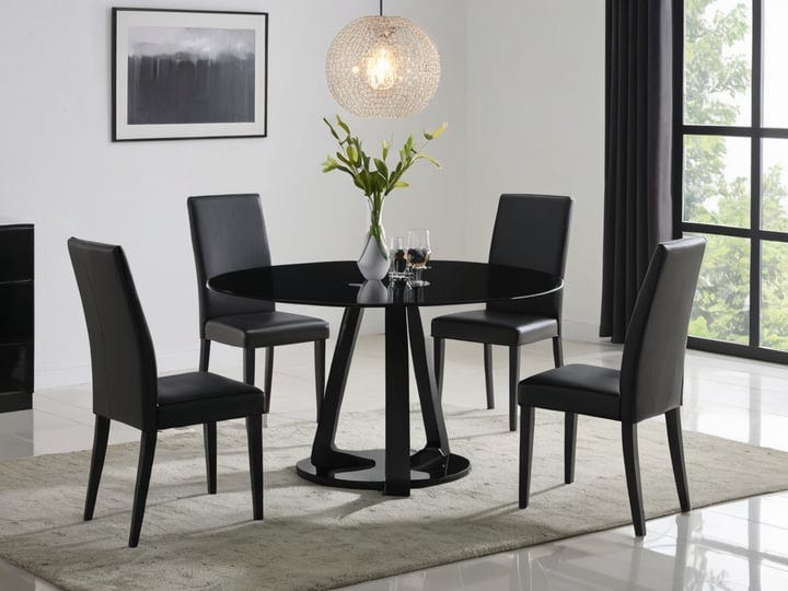 Black-Round-Kitchen-Dining-Room-Sets-4