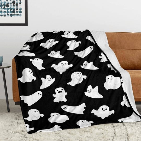 nextchange-funny-cute-ghost-throw-blanket-spooky-decor-ghost-blanket-for-picnic-camping-travel-light-1