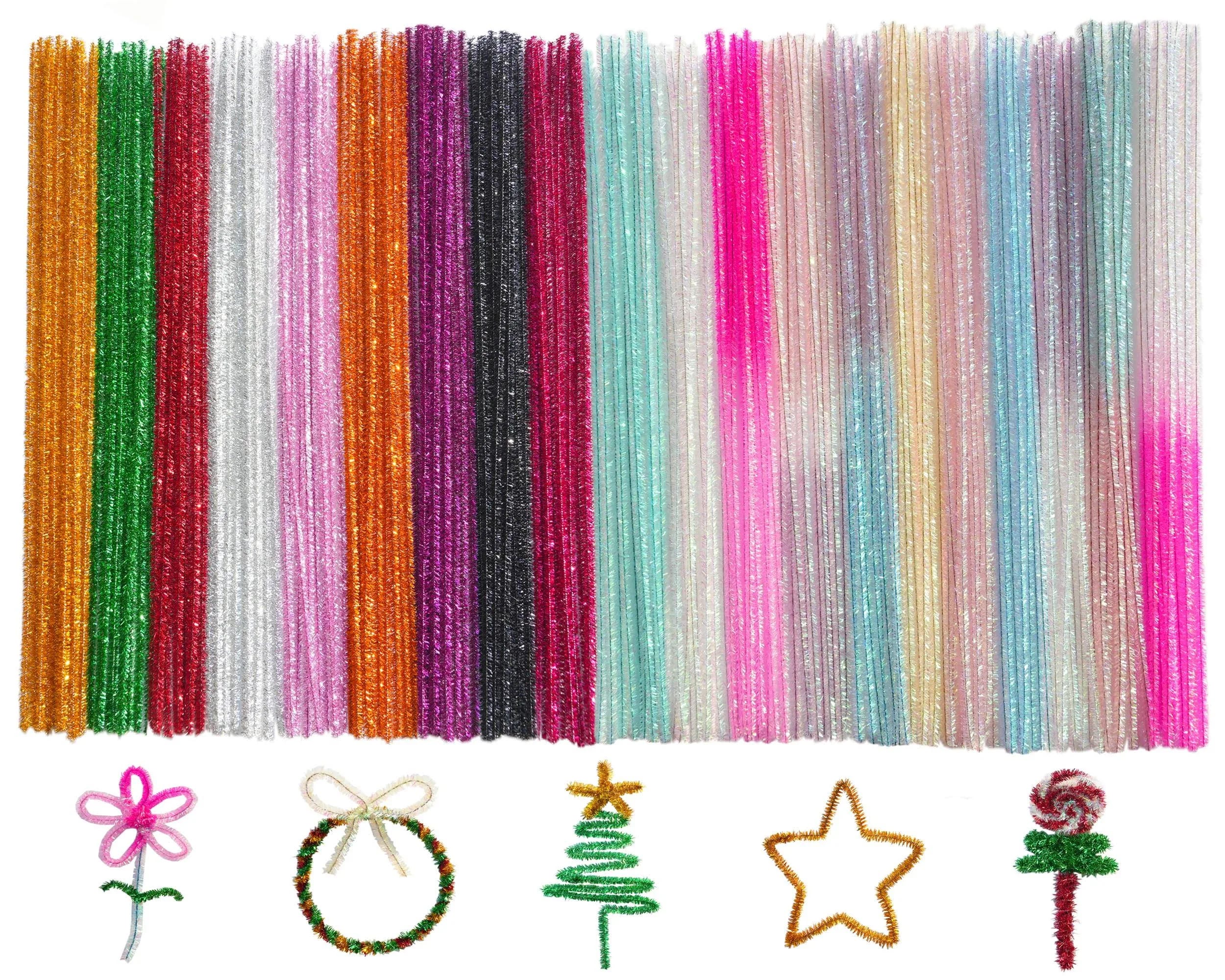 koutey 200 Pcs Multi-Color Pipe Cleaners for Art and Craft Projects | Image