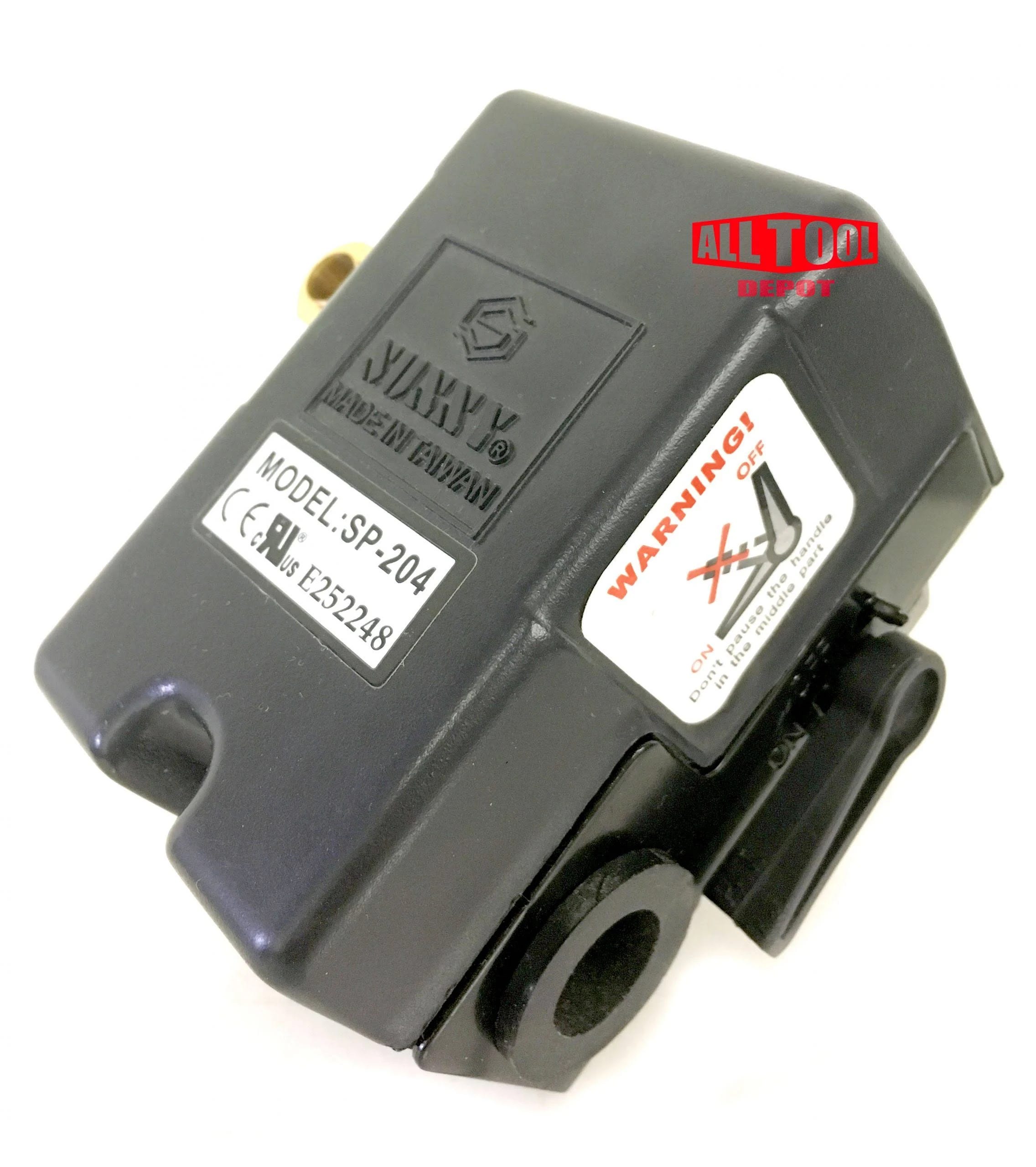 Sunny SU-H4 4-Port Air Compressor Pressure Switch for 115-230V Systems | Image