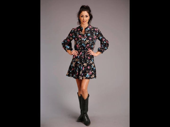 stetson-womens-feather-floral-print-western-dress-1