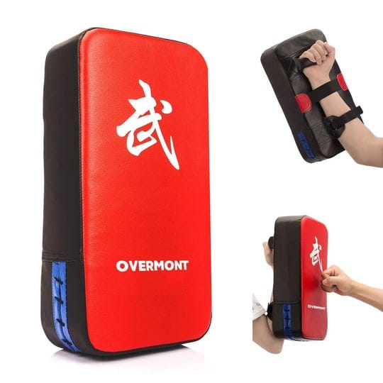 overmont-taekwondo-kick-pads-boxing-karate-pad-pu-leather-muay-thai-mma-martial-art-kickboxing-punch-1