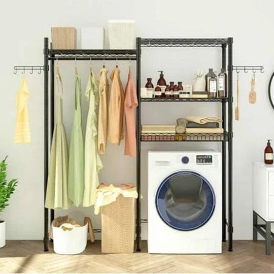 dinling-the-washer-and-dryer-storage-shelfwire-garment-rack-heavy-duty-clothes-racklaundry-room-dryi-1