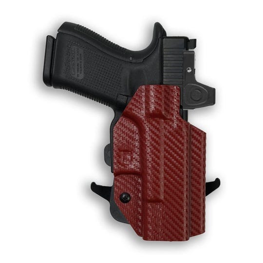 sig-sauer-p365-xmacro-red-dot-optic-cut-owb-holster-red-carbon-fiber-left-1