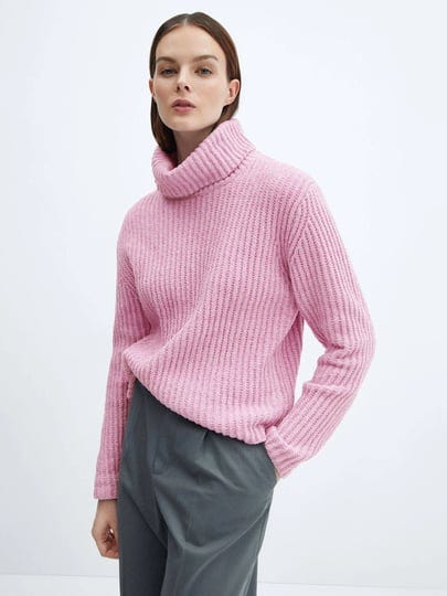 mango-turtleneck-knitted-sweater-pink-m-women-1
