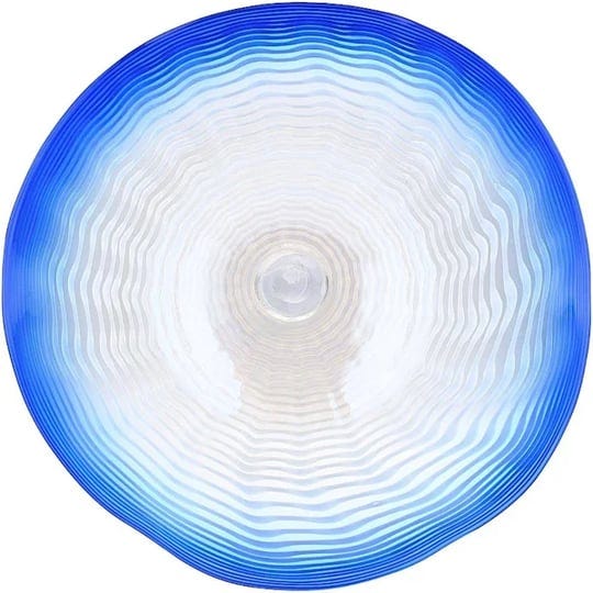 cc-home-furnishings-25-5-blue-and-clear-ombre-glass-swirled-plate-1