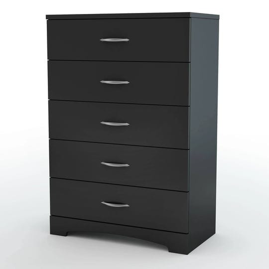 south-shore-step-one-5-drawer-chest-black-1