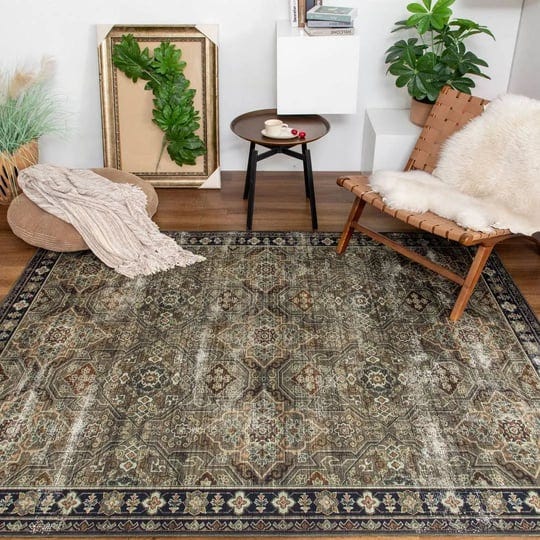 decomall-baola-5x7ft-area-rugs-traditional-vintage-carpet-for-living-room-bedroom-olive-5x7-1