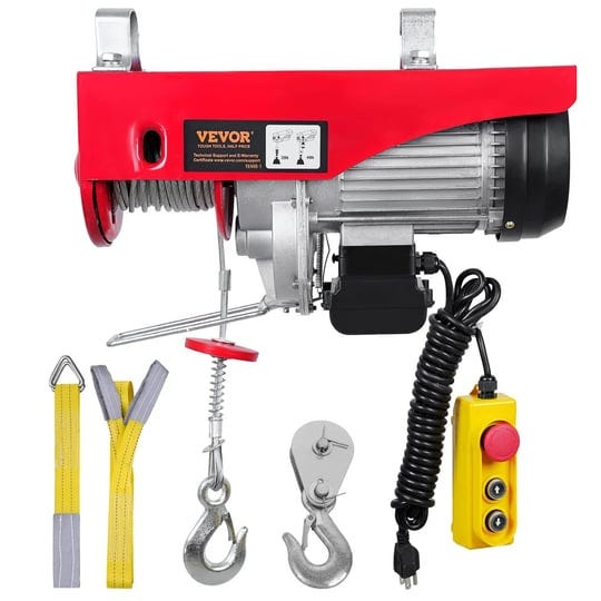 vevor-ykgss440-110vnj3c-steel-lift-hoist-440lbs-electric-winch-w-remote-control-1