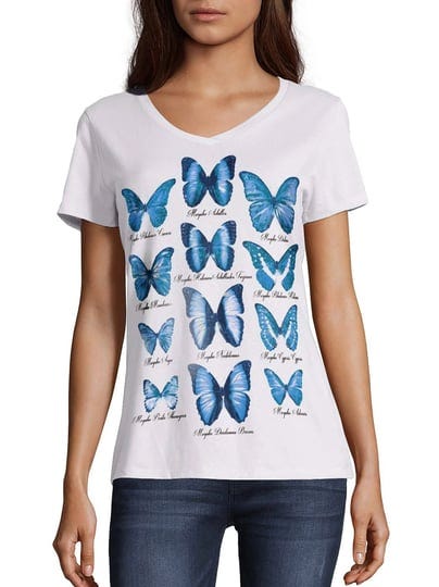 hanes-womens-butterfly-collection-short-sleeve-v-neck-graphic-tee-butterfly-collection-white-1