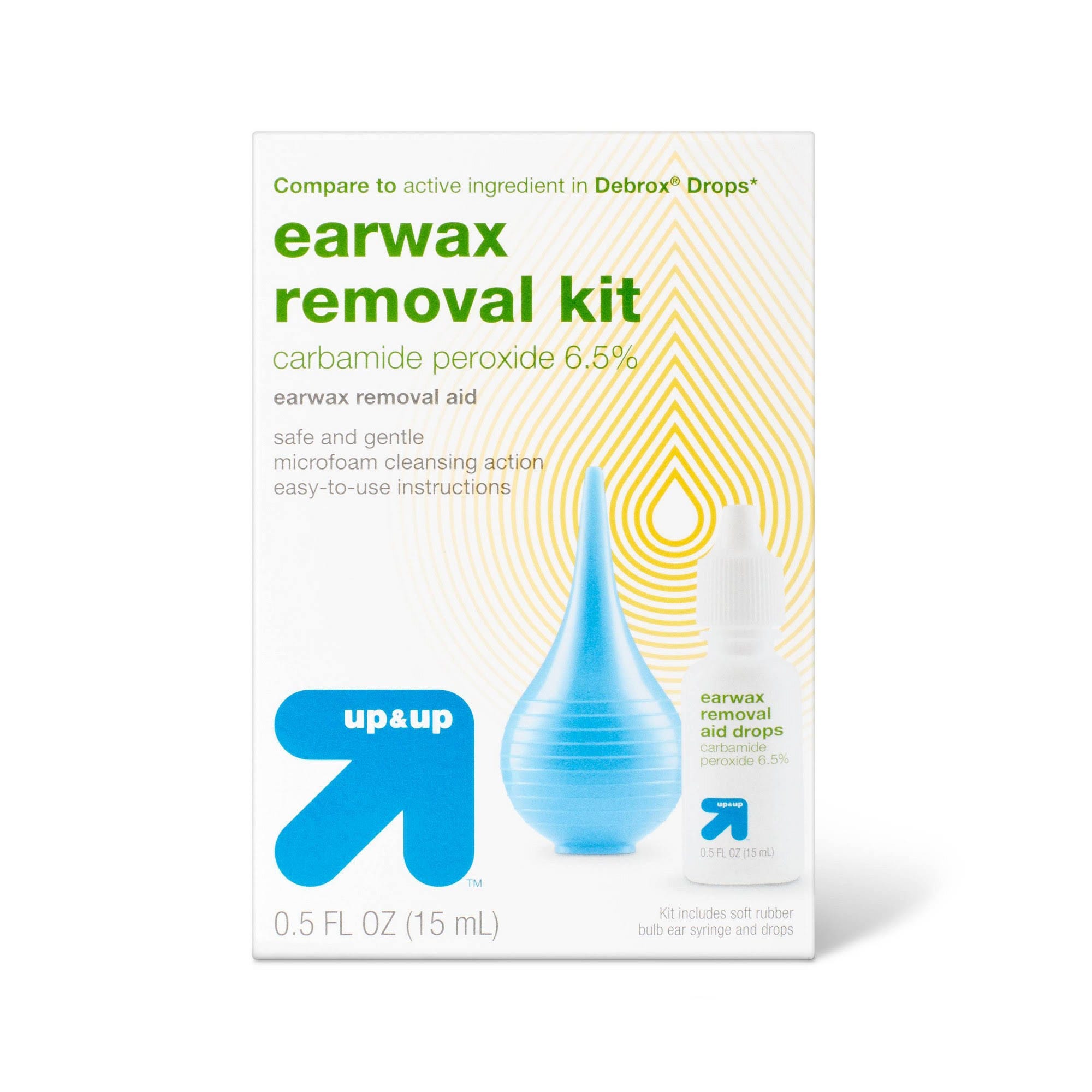 Up & Up Ear Wax Removal Kit: Gentle and Painless Ear Cleaning with Natural Ingredients | Image