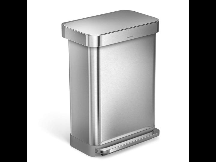 simplehuman-55l-rectangular-step-trash-can-with-liner-pocket-brushed-stainless-steel-1