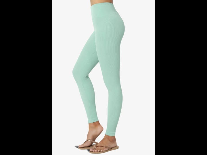themogan-thermal-ribbed-seamless-high-waist-full-length-compression-leggings-l-xl-dusty-green-1