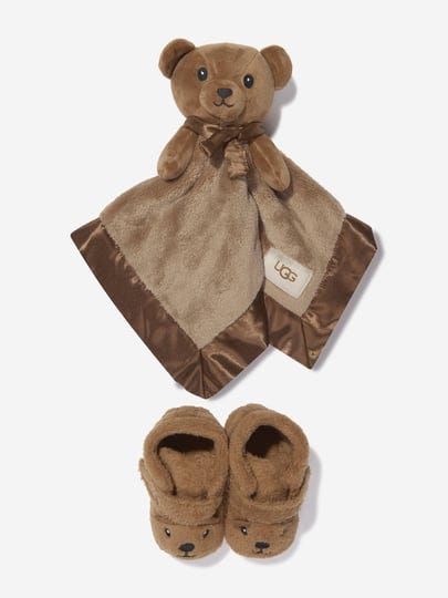 ugg-bixbee-and-lovey-bear-stuffie-unisex-gift-set-in-chestnut-m-1