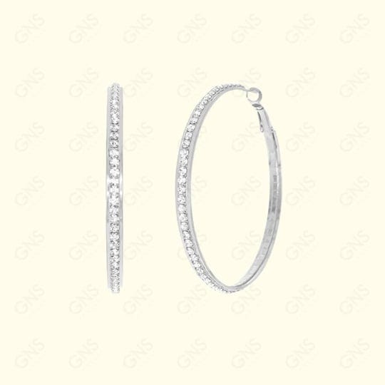 gns-silver-medium-rhinestone-side-band-hoop-earrings-rfs06s-1