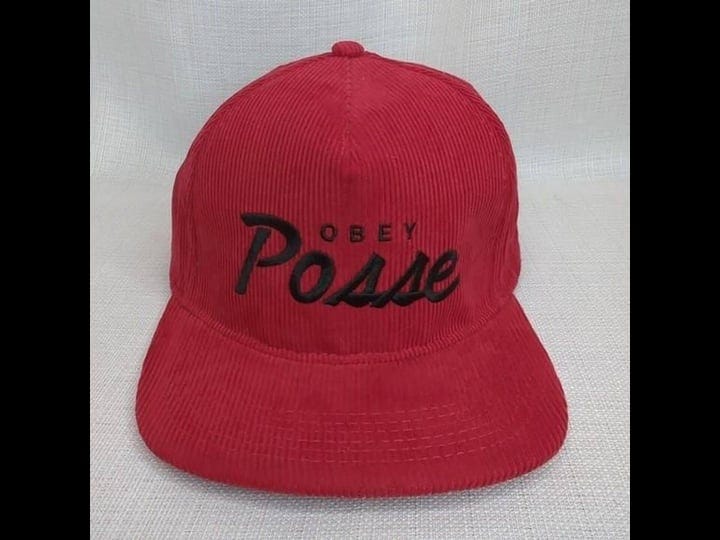 obey-posse-retro-corduroy-snapback-new-w-o-tags-red-black-new-old-stock-1