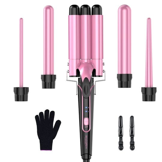 waver-curling-iron-curling-wand-bestope-pro-5-in-1-curling-wand-set-with-3-barrel-hair-crimper-for-w-1