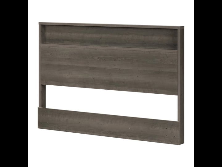 south-shore-gravity-headboard-with-shelf-full-queen-gray-maple-1