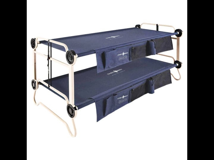 disc-o-bed-xl-cam-o-bunk-benchable-double-cot-with-organizers-navy-1