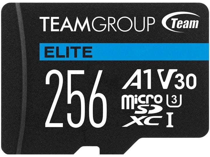 team-256gb-elite-microsdxc-uhs-i-u3-v30-a1-4k-uhd-memory-card-with-1