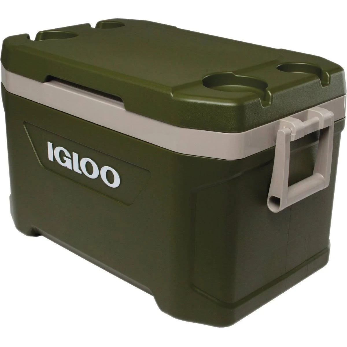 Igloo Latitude 52 Qt. Cooler - Tank Green/Sandstone | Image