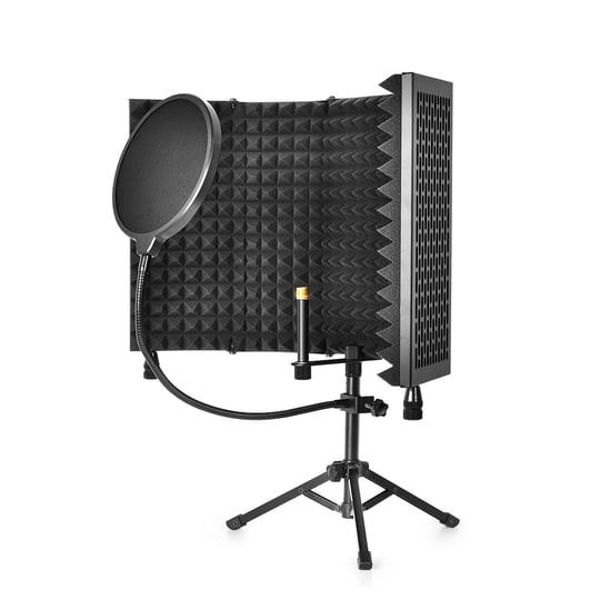codn-recording-microphone-isolation-shield-with-pop-filter-high-density-absorbent-foam-to-filter-voc-1