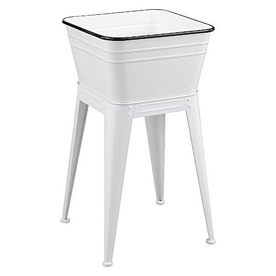 red-shed-metal-raised-planter-white-black-16-in-1