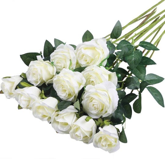 hawesome-12pcs-artificial-silk-flowers-realistic-roses-bouquet-long-stem-for-home-wedding-decoration-1