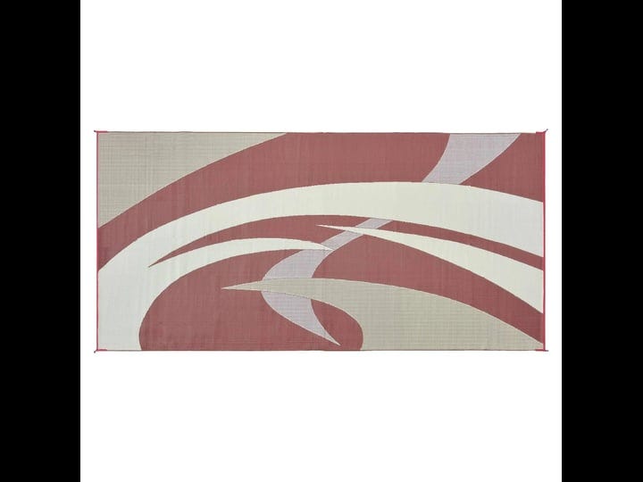 reversible-mats-outdoor-patio-rv-camping-mat-swirl-burgundy-9-x-19