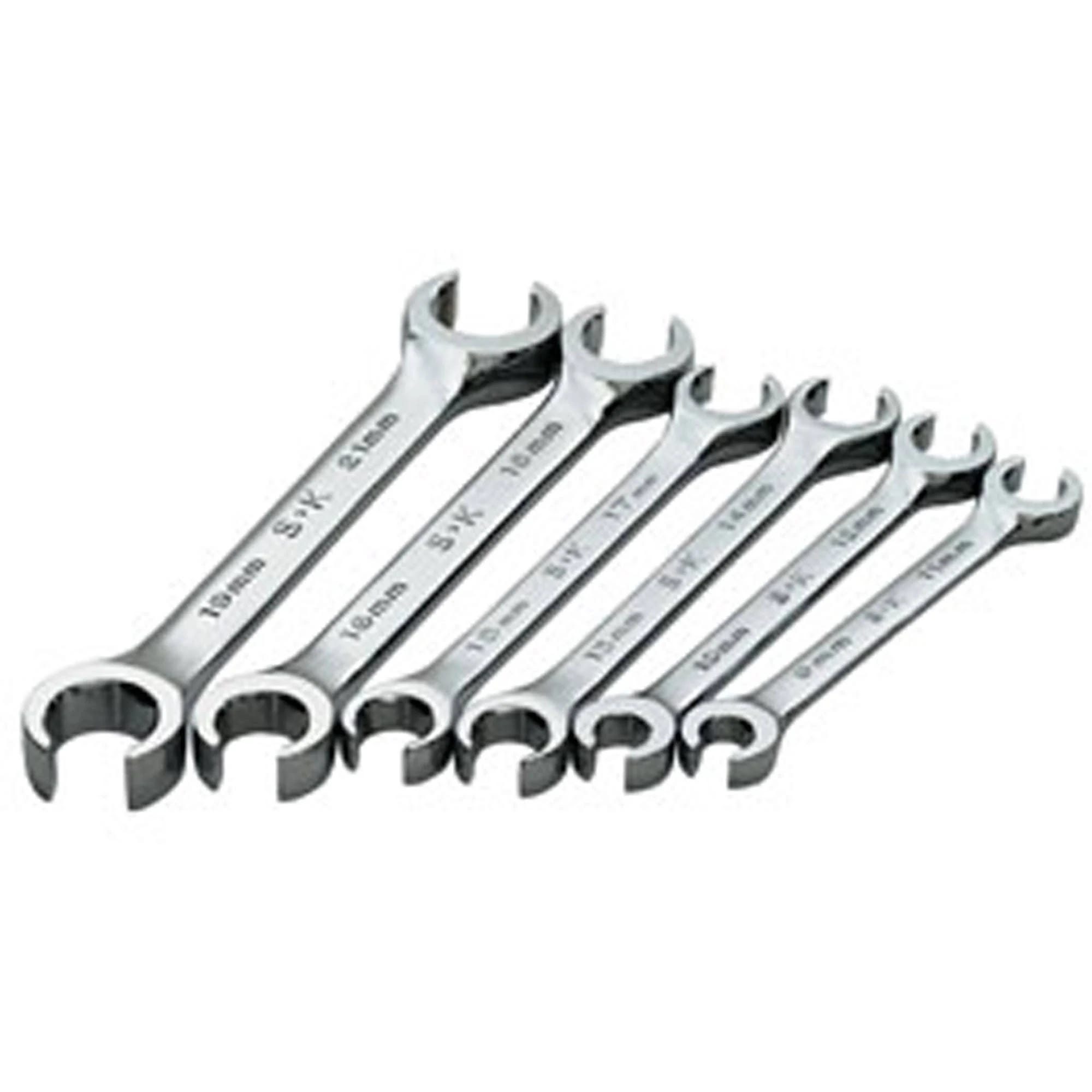 SK 376 6-Piece Flare Nut Wrench Set for Metric Fasteners | Image