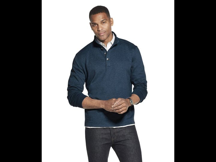 van-heusen-never-tuck-mockneck-pullover-mens-440-size-s-1