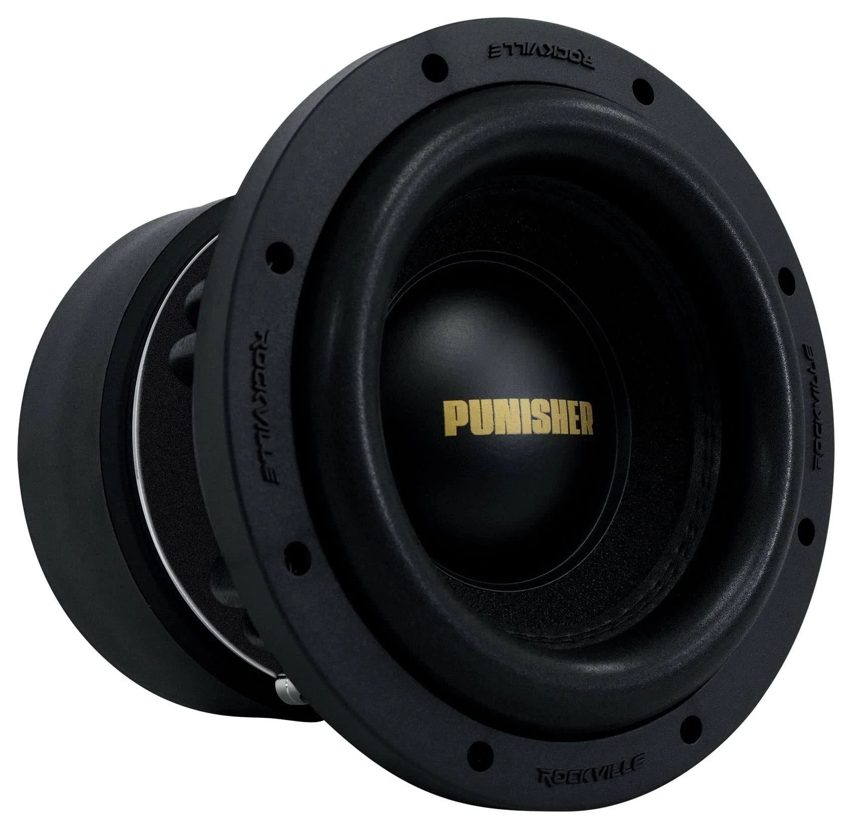 Rockville Powerful 8-Inch Subwoofer for Competition Cars | Image