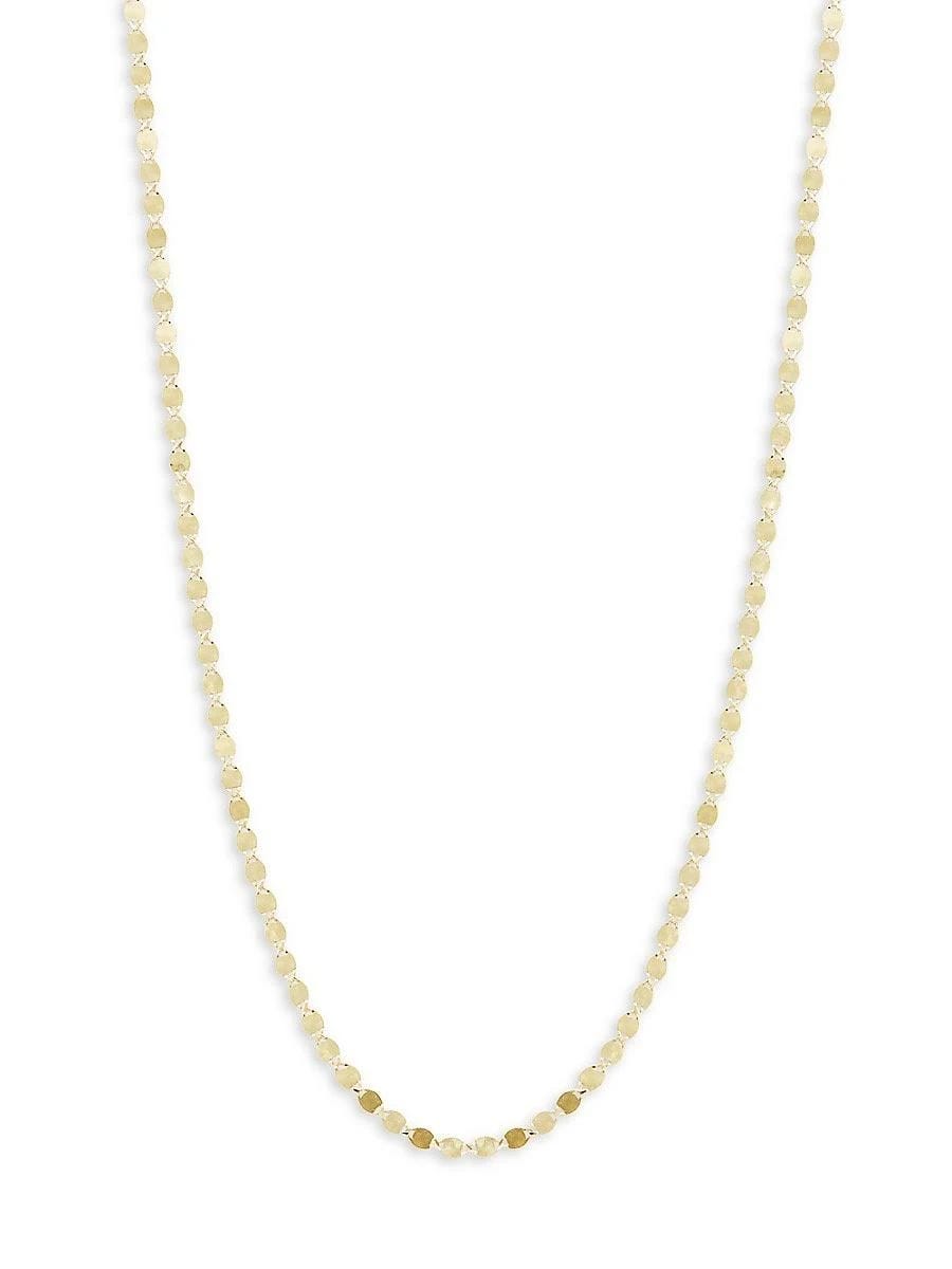 Luxury Italian 14K Gold Chain Necklace for Women | Image