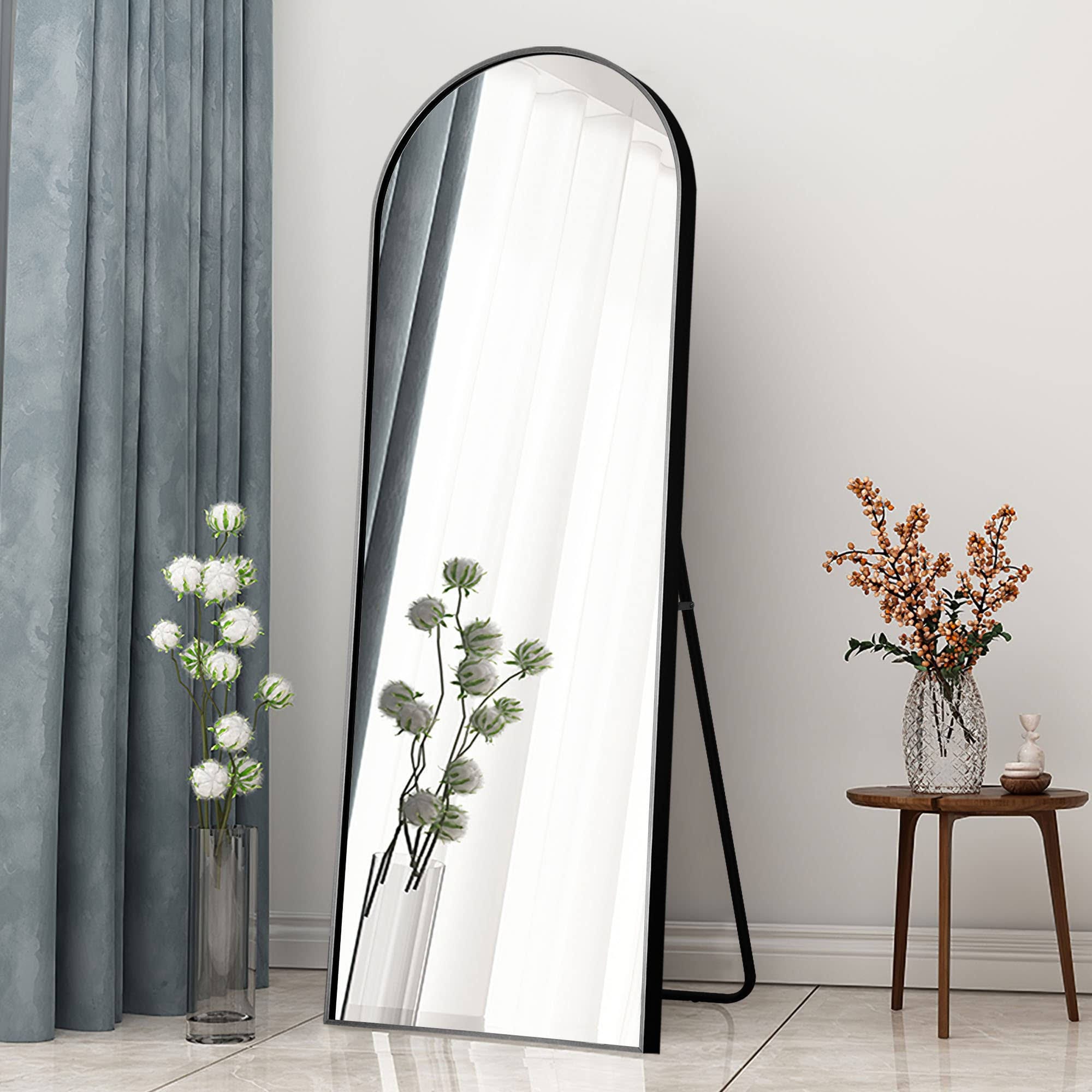 80% Glass, 20% Aluminum Arched Full Length Mirror | Image